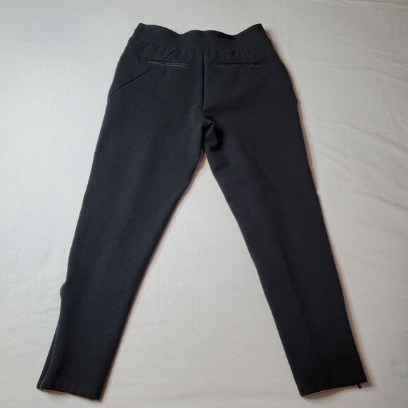 Athleta Womens Size M Venice Heathered Pintuck Pant Mid Rise Gray 631857 - Picture 5 of 8